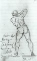 Studie nach Michelangelo Neoklassizismus Jacques Louis David